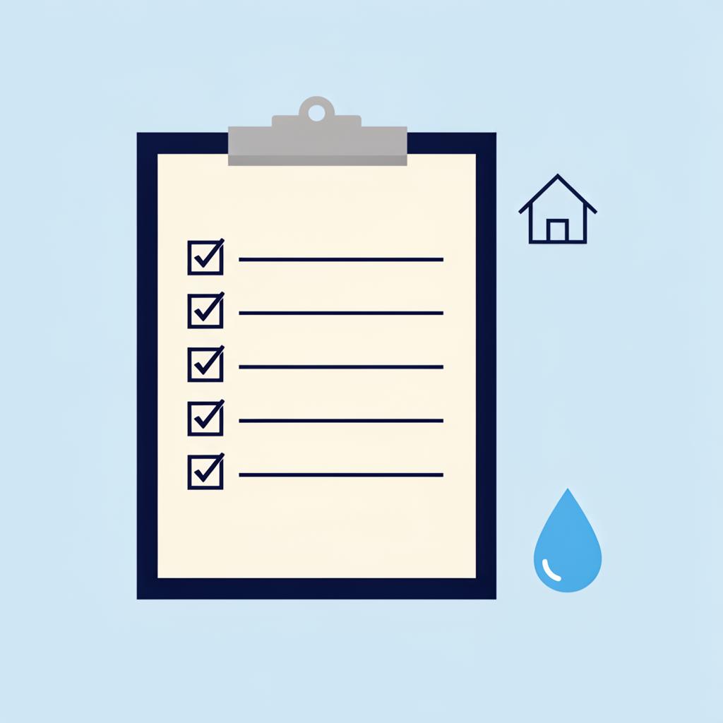 Checklist for comparing local water mitigation companies